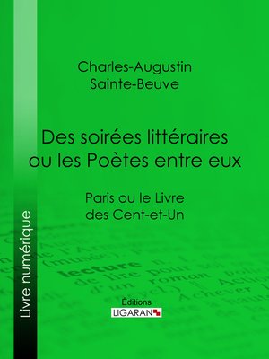cover image of Des soirées littéraires ou les Poètes entre eux